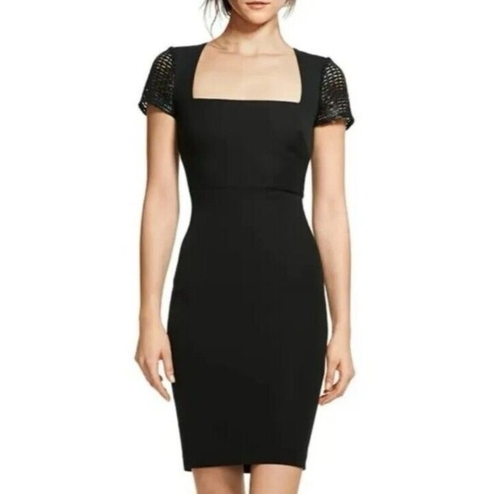Roland Mouret for Banana Republic Womens Black Dress Size 12 Preppy Party